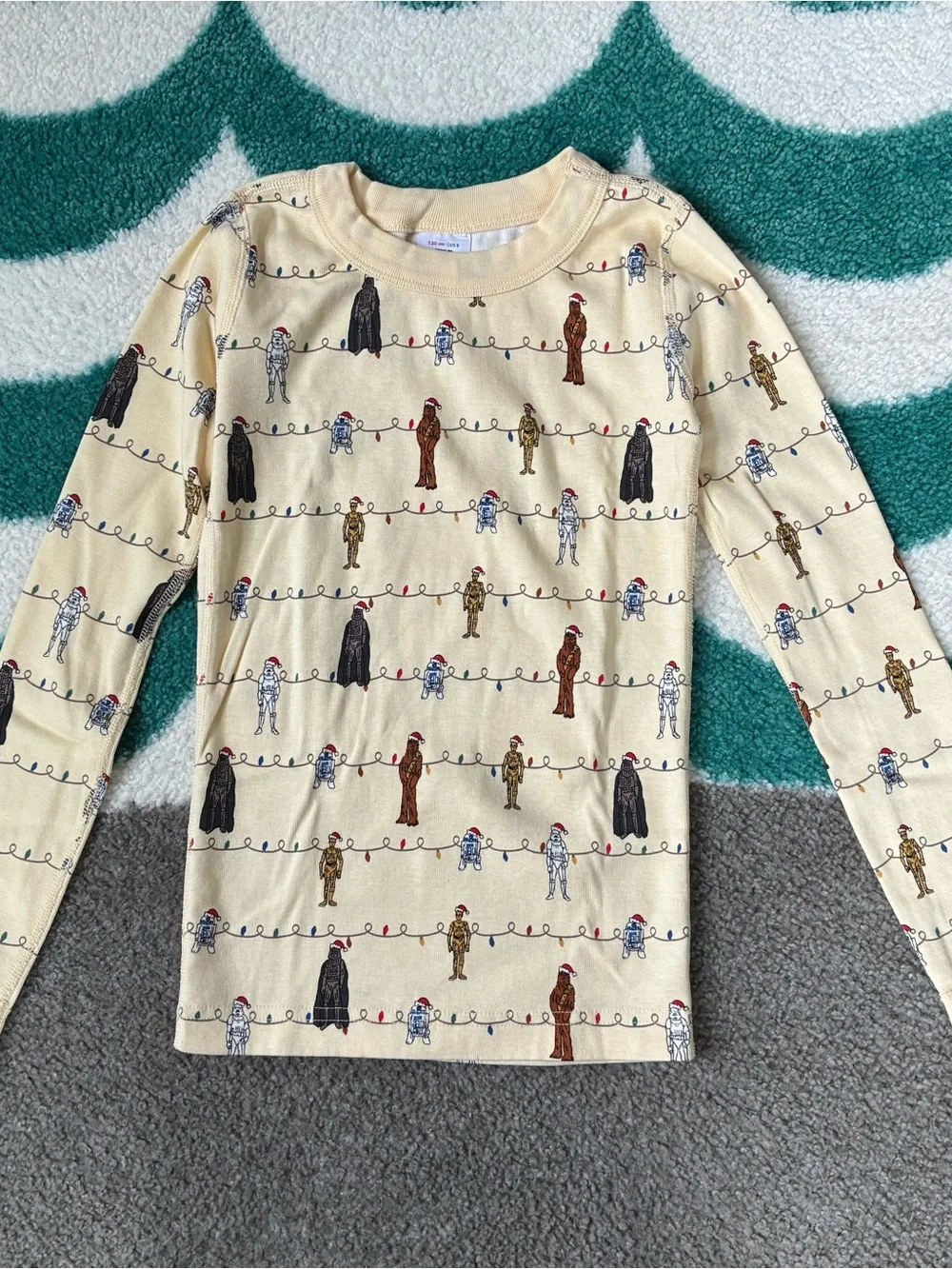 Hanna Andersson x Star Wars Christmas Pajamas (Cream/Multi) Size 8